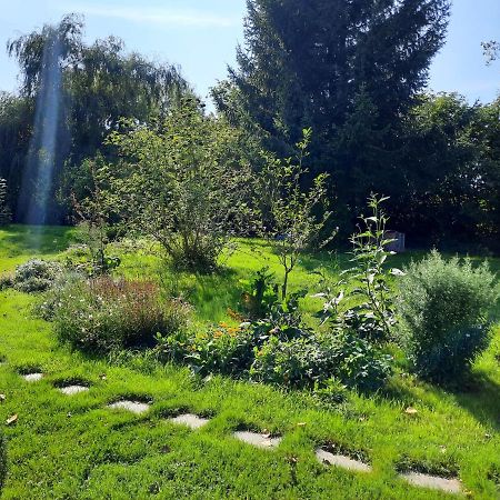 La Yourte Au Fonds Du Jardin Xhoris Buitenkant foto